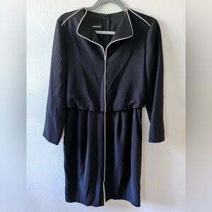 Emporio Armani Black Mini Dress Professional